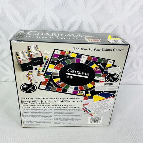 Charisma: The True To Your Colors Board Game 1989 NEW SEALED - Picture 3 of 4
